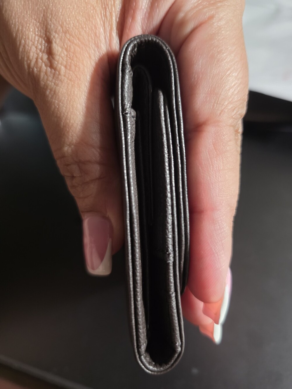 Free People Lock It Up Wallet New Without Tags - Dark Brown - Picture 5 of 10